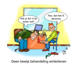 26 7 2017 geen bewijs behandeling wintertenen