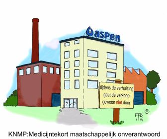 3 1 2016 medicijntekort maatschappelijk onverantwoord