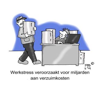 39 11 2019 werkstress veroorzaakt voor miljarden aan verzuimkosten