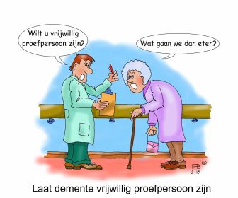 7 2 2016 laat demente vrijwillig proefpersoon zijn