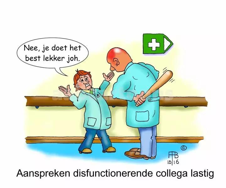 40 10 2016 aanspreken disfunctionerende collega lastig